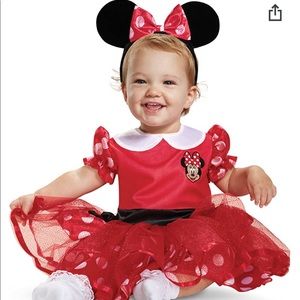 Mine Mouse Baby Dress with Ears+Bow